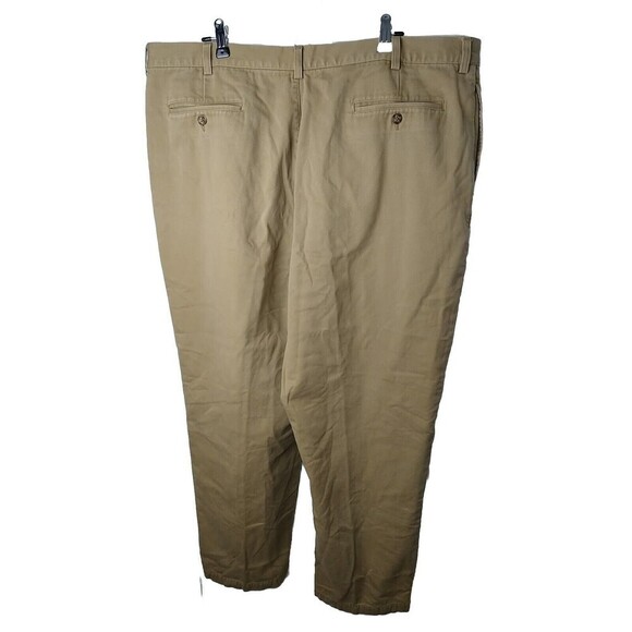 L.L. Beans Men's Lined Brown Khaki Natural Fit Pants. Size 44X32 - Picture 13 of 13